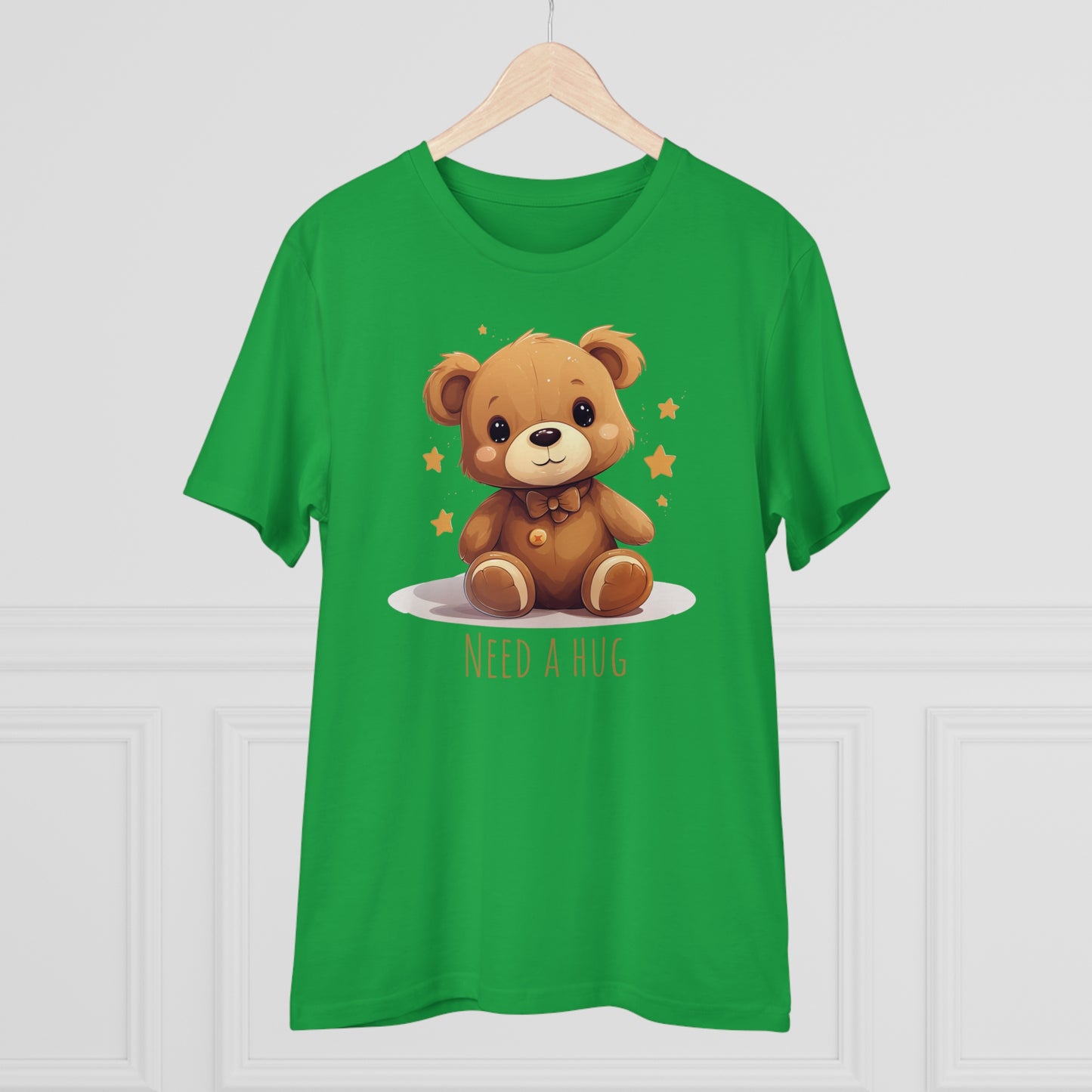Eco-Friendly "Need a Hug" Teddy Bear Tee