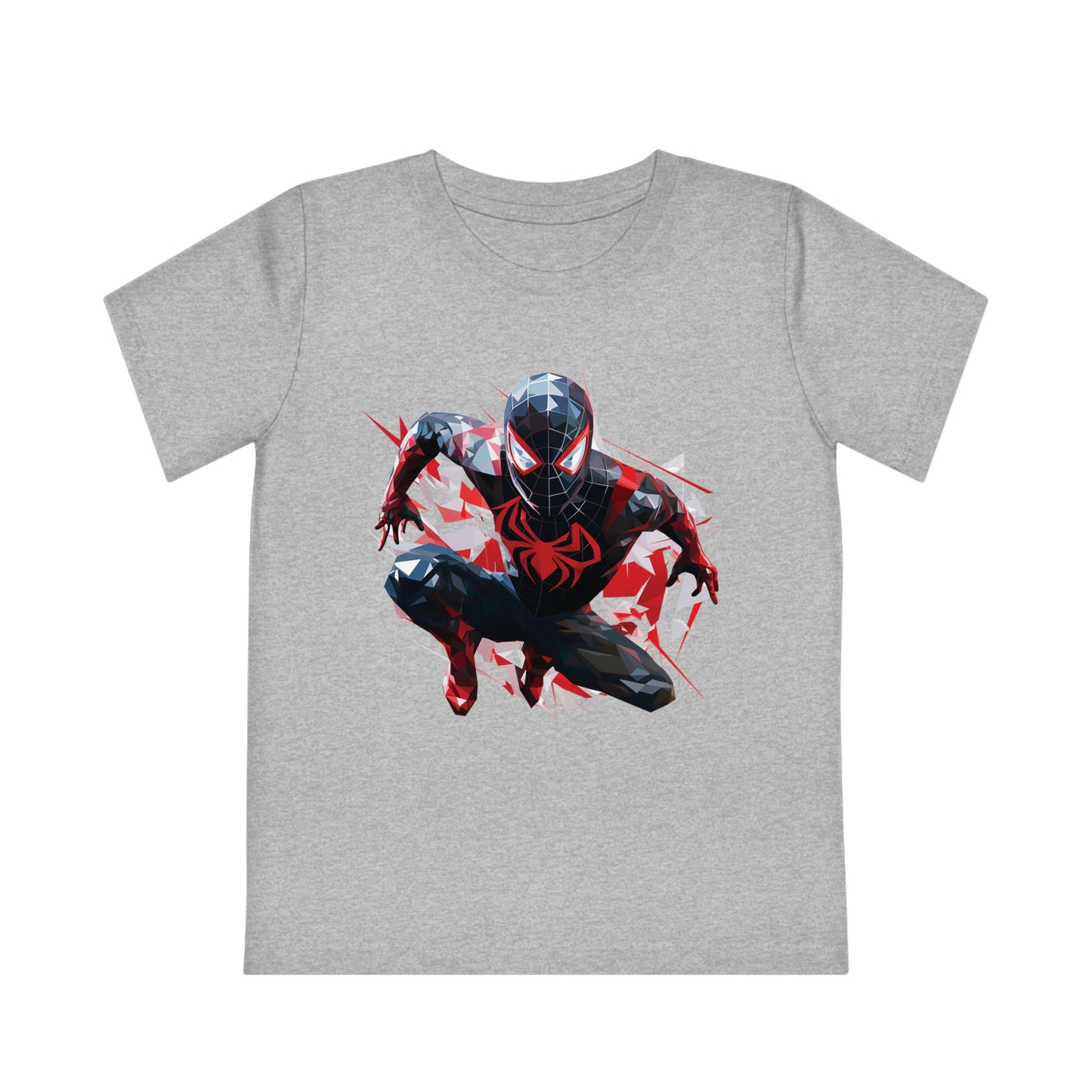 Miles Morales Polygonal Kids T-Shirt - Embrace Spidey Style