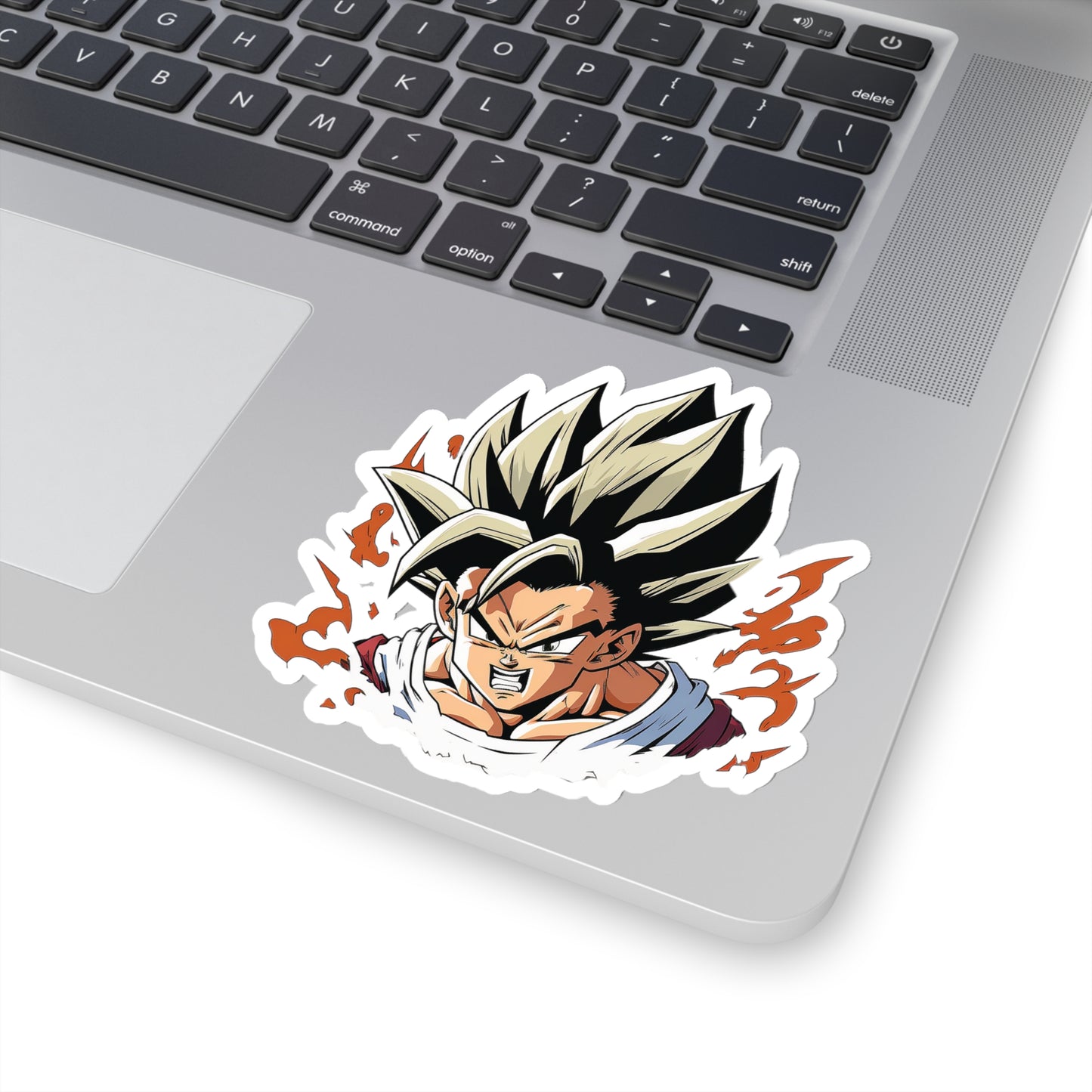 San Goku Sticker - Add Some Powerful and Intense Style to Your Tech - Dragon Ball