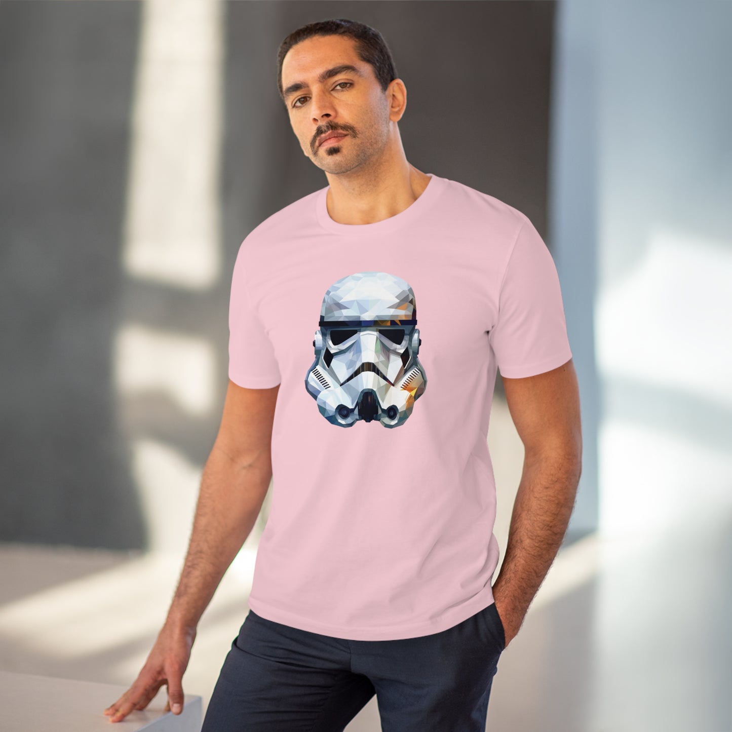 Stormtrooper Polygonal T-Shirt - Embrace Galactic Precision - Star Wars