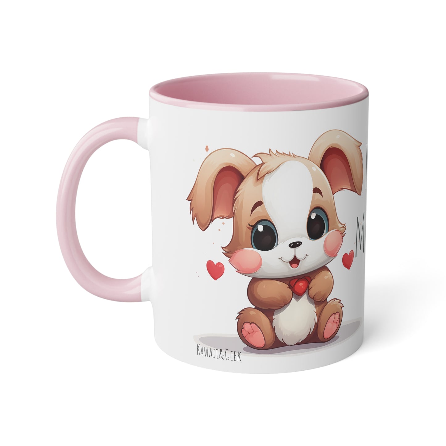 11oz Bi-Color Mug: "Morning Hug" Teddy Duo - EU
