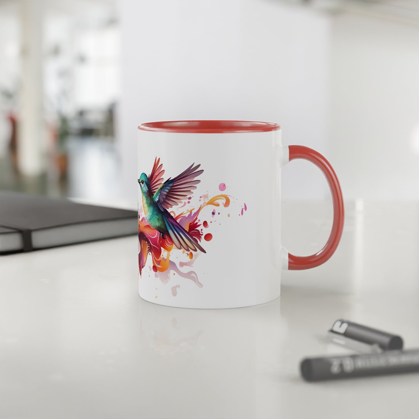 Cute Hummingbird Mug: Coffee is my Nectar