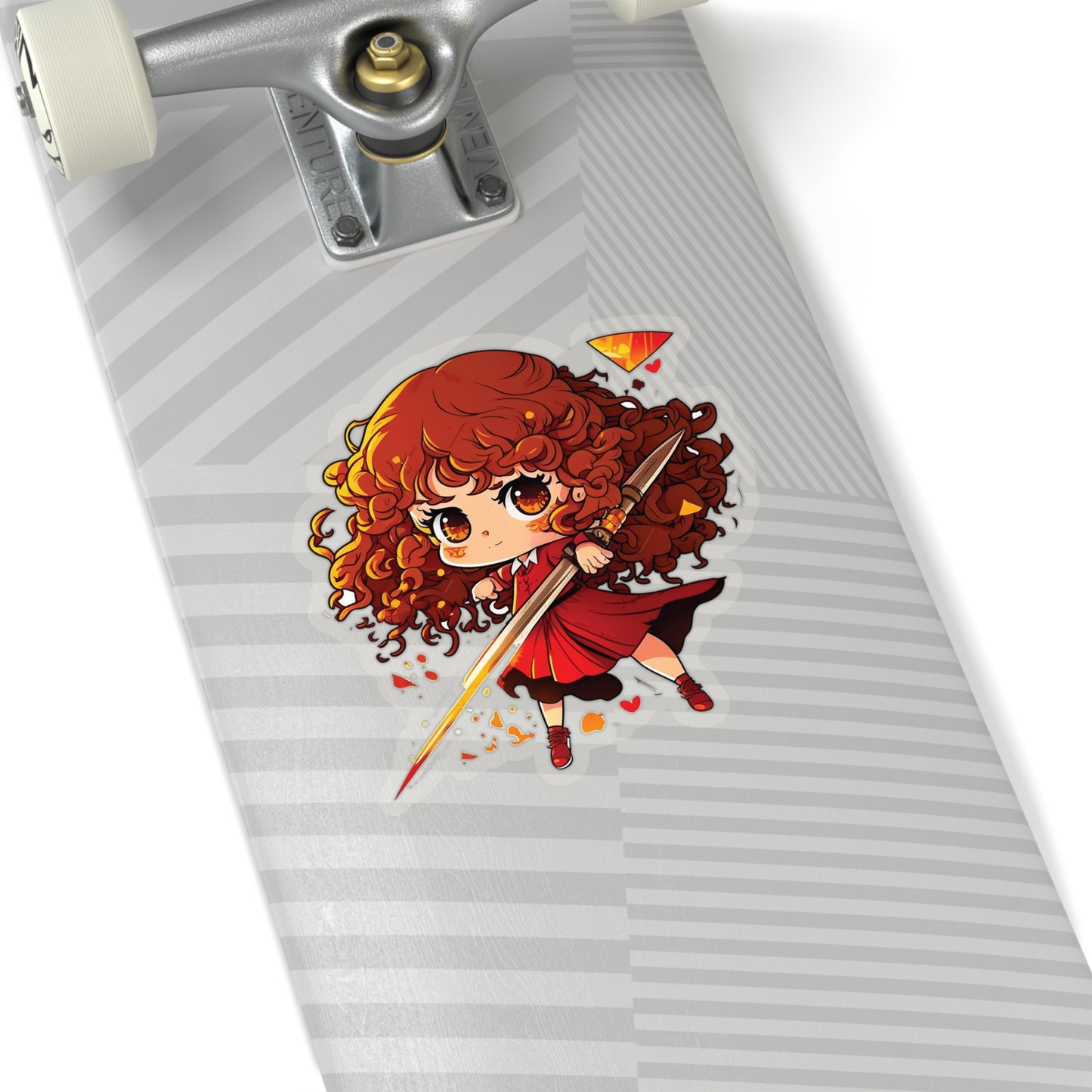 Hermione Granger Sticker ready for battle - Add Some Cute and Magical Style to Your Tech - Harry Potter