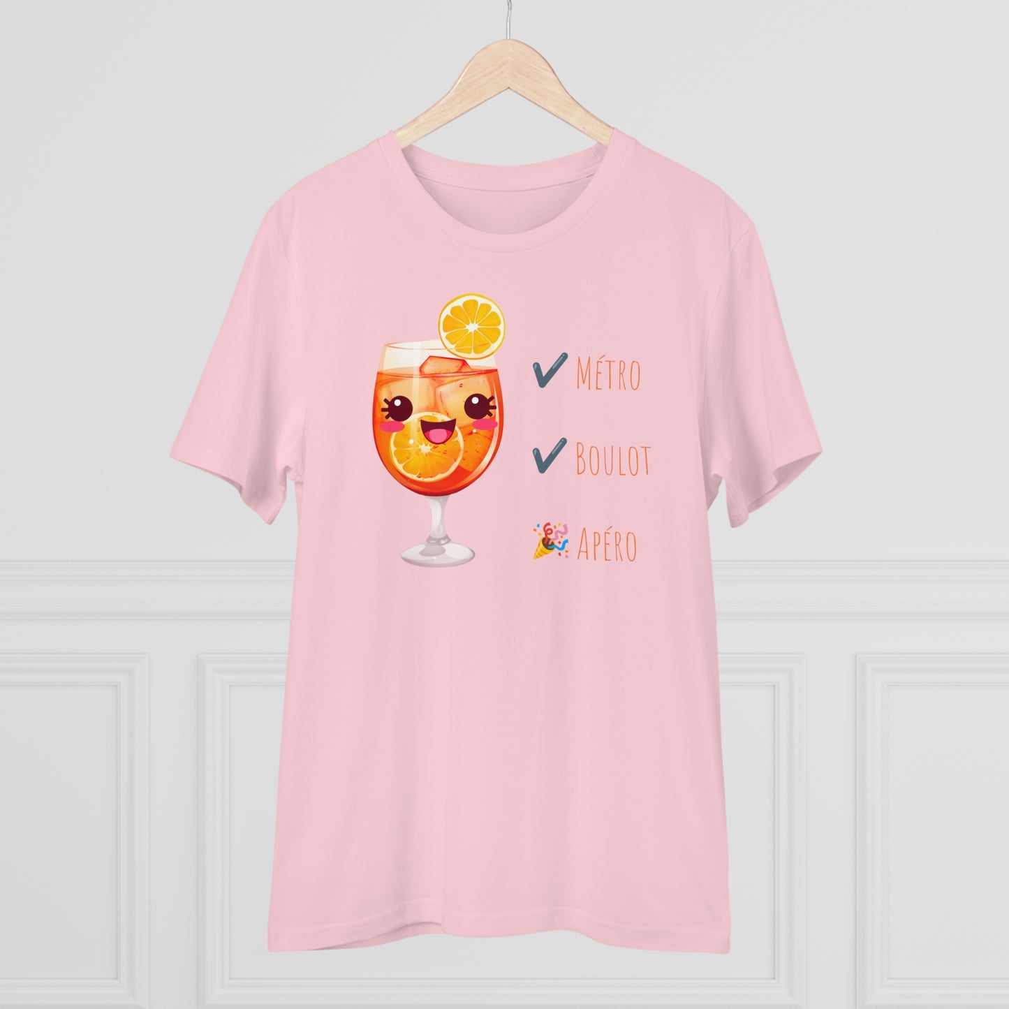 Cute Cocktail Glass T-shirt - Métro, Boulot, Apéro