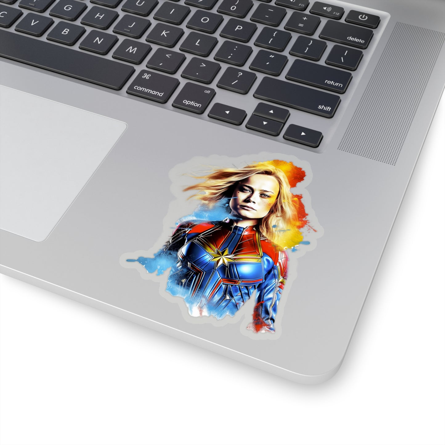 Captain Marvel Sticker - Unleash the Power of Feminine Strength