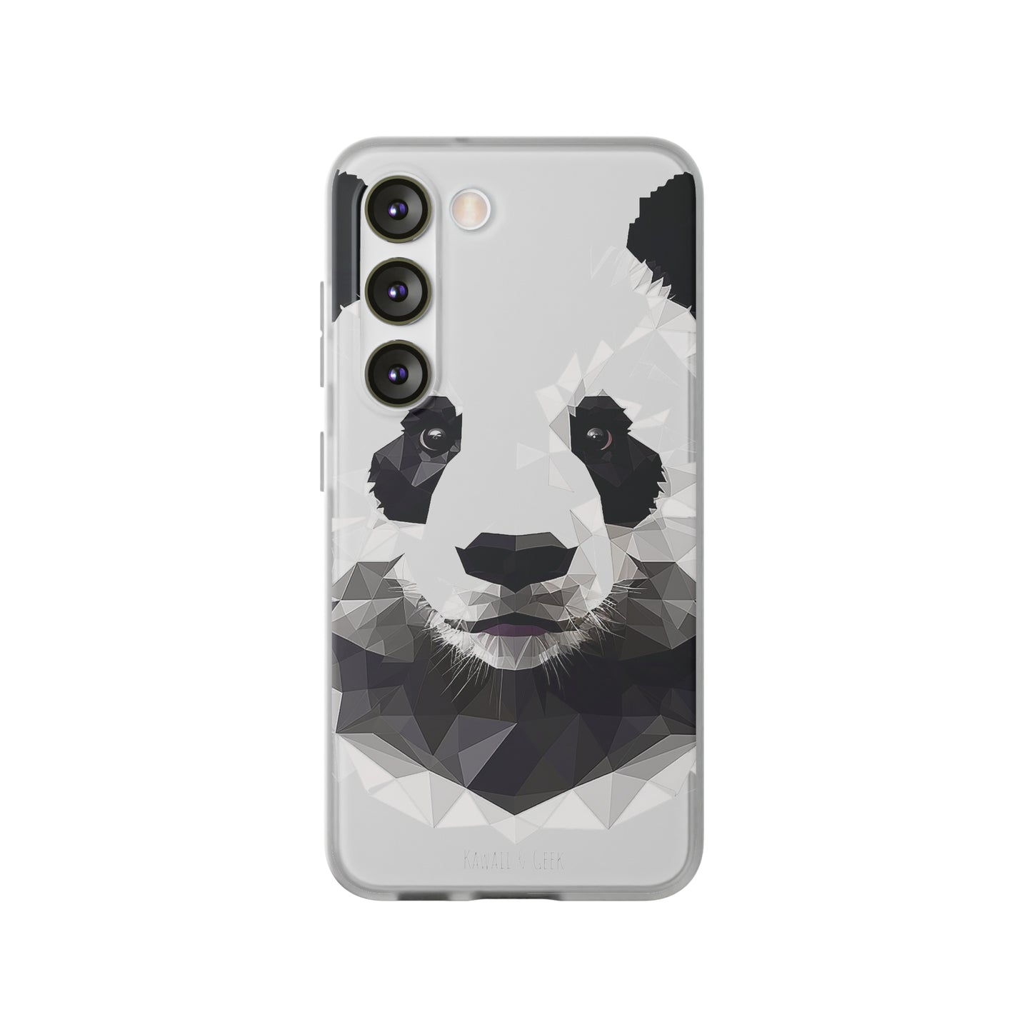 Cute Polygonal Panda Flexi phone Case - Protect Your Phone with Some Unique and Adorable Style