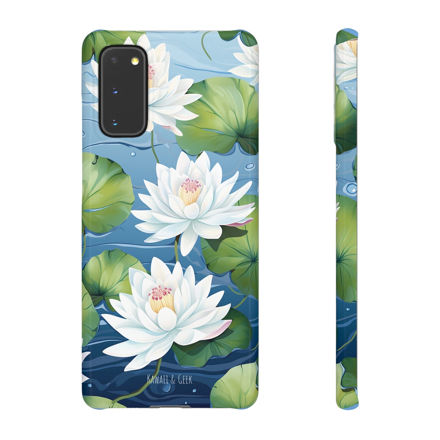 Elegant Water Lilies: Premium Phone Case