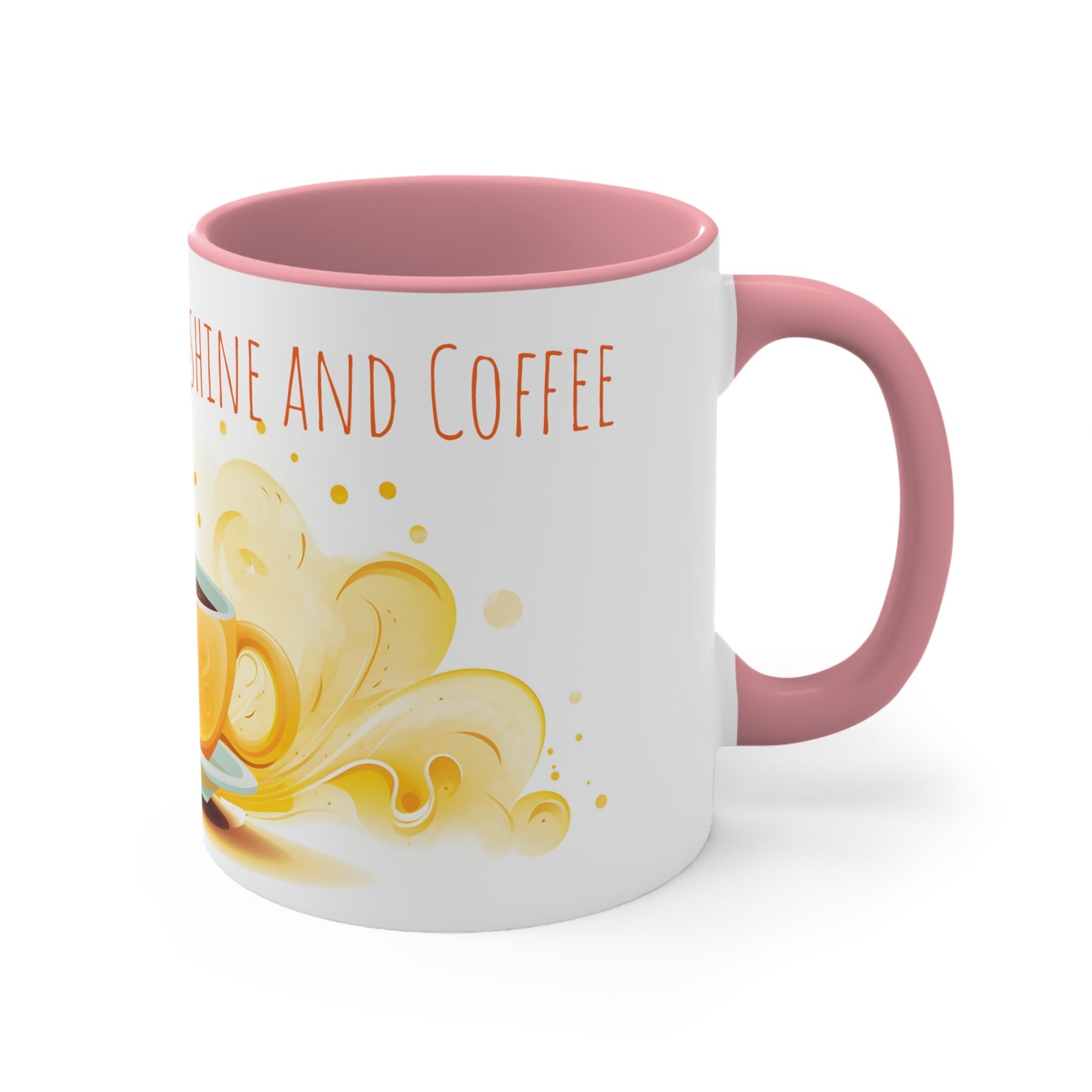 Good Morning Sunshine and Coffee Mug: Cheerful Sun Design