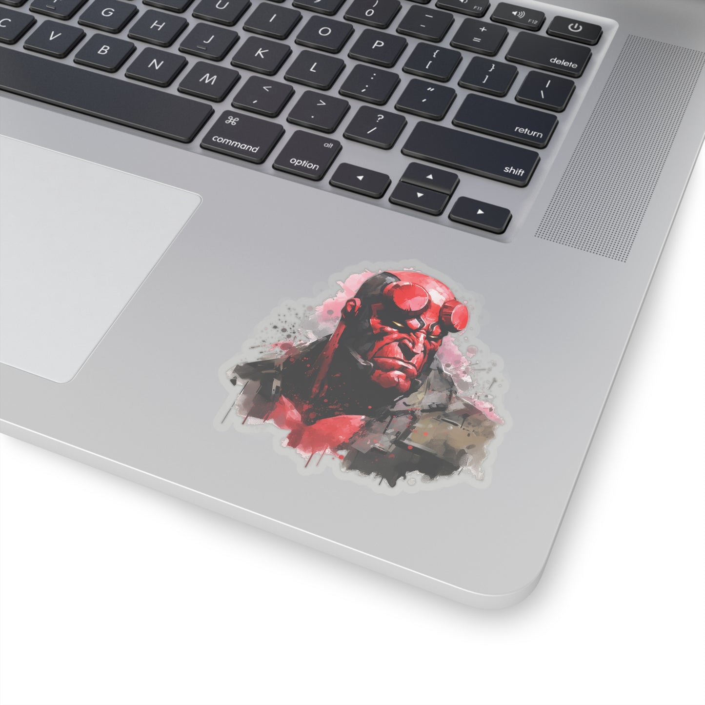 Watercolor Hellboy Sticker - Premium Halloween Sticker