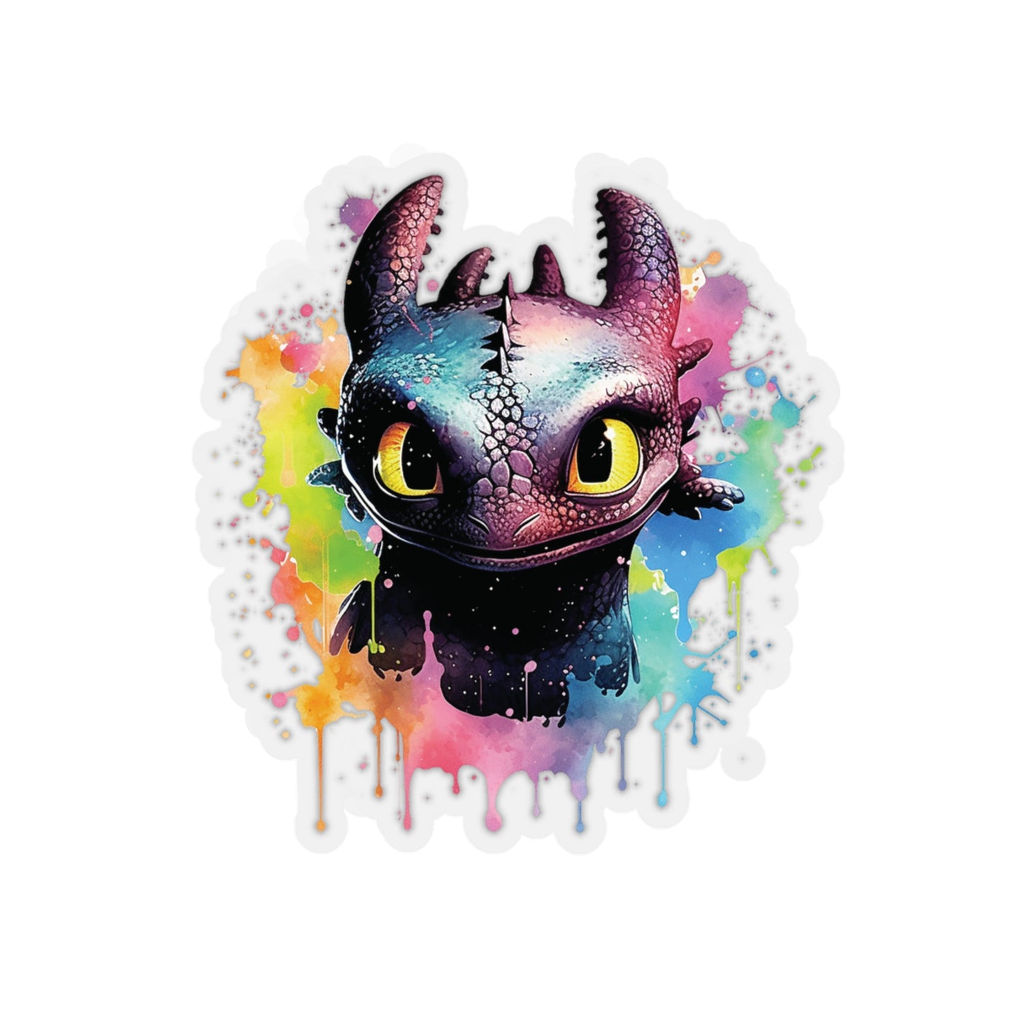 Toothless / Krokmou Sticker - Unleash Dragon Magic with Adorable Charm