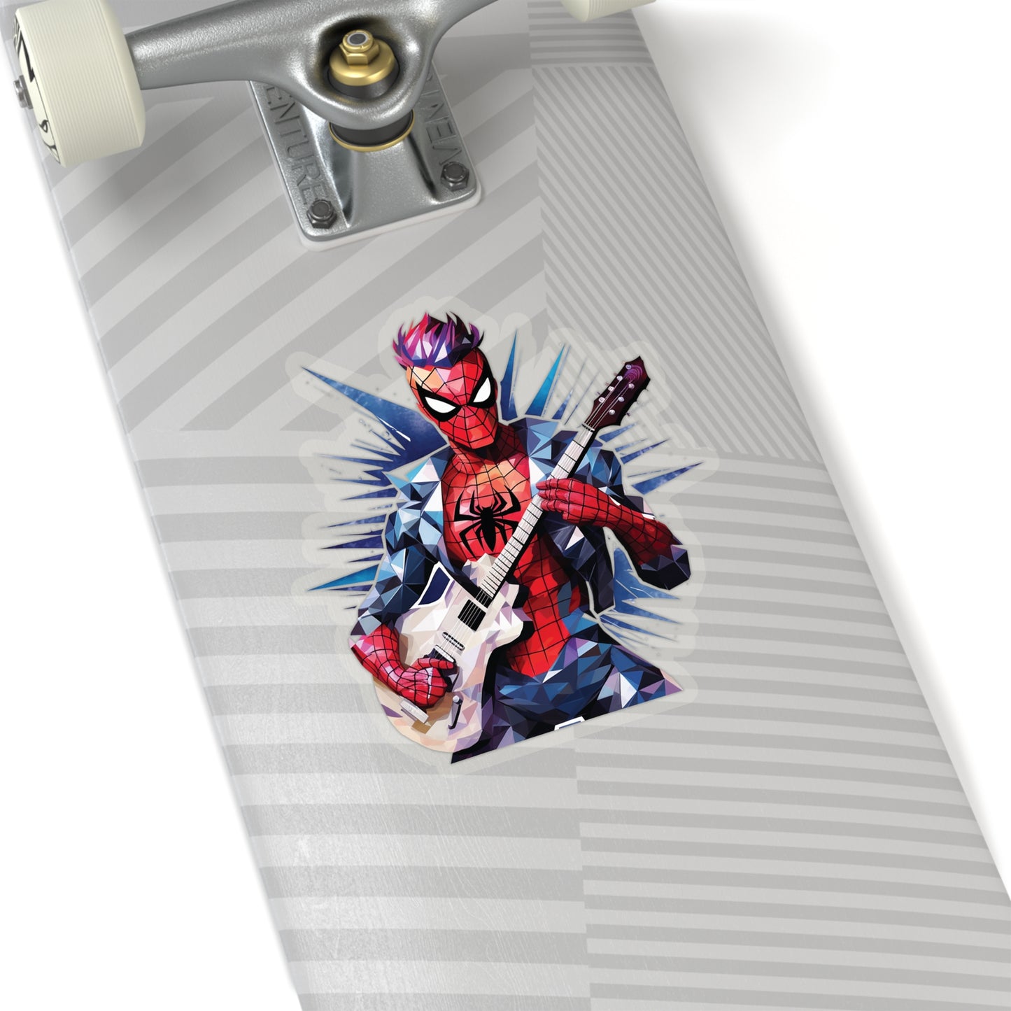 Spider Punk Sticker - Spider-Man Rocks with Electric Style