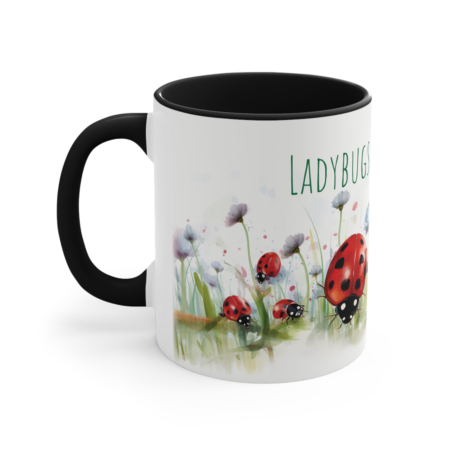 Ladybugs Garden Party Mug - Charming Insect Themed Kitchenware
