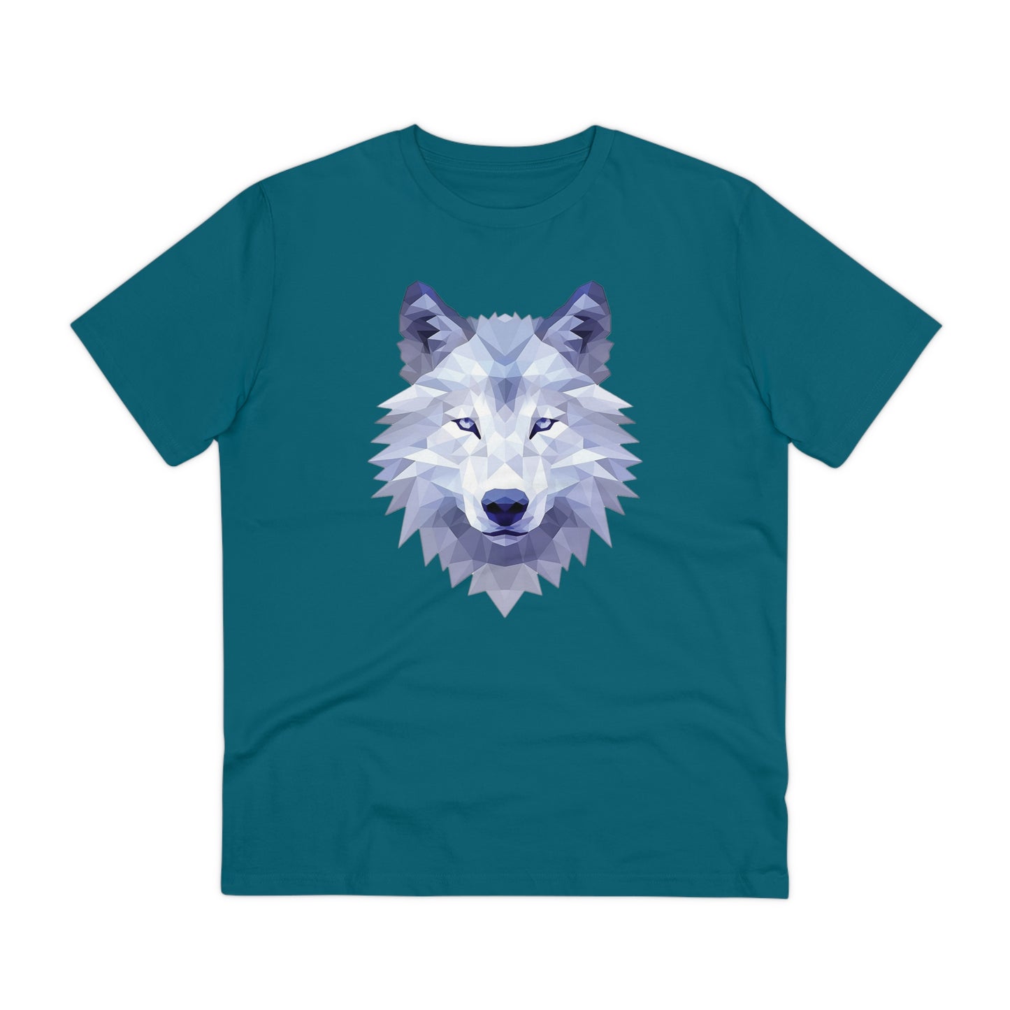 Wolf Polygonal T-Shirt - Embrace Wild Harmony