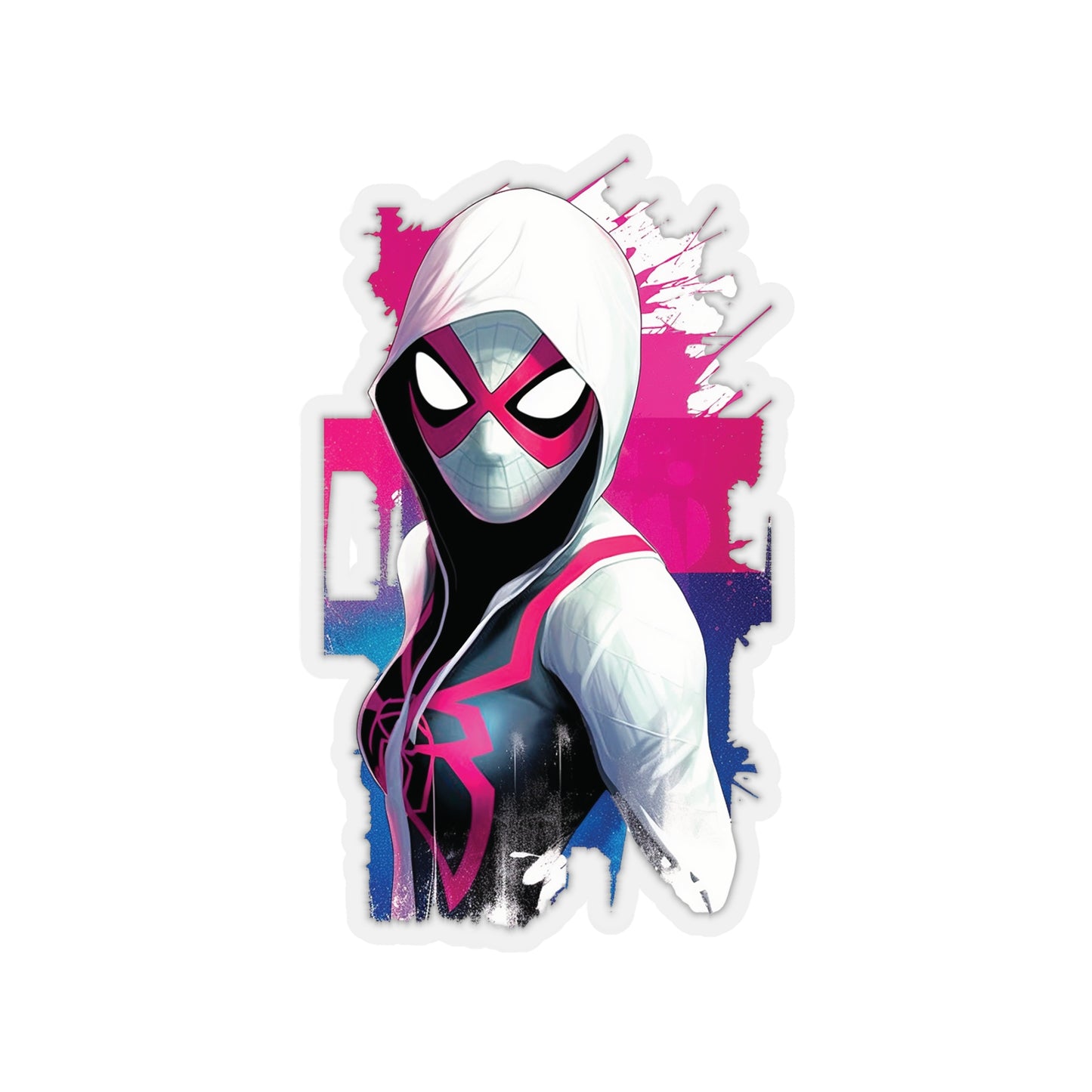 Spider Gwen Stacy Sticker - Add Some Unique and Colorful Style to Your Tech - Spider Man - Miles Morales