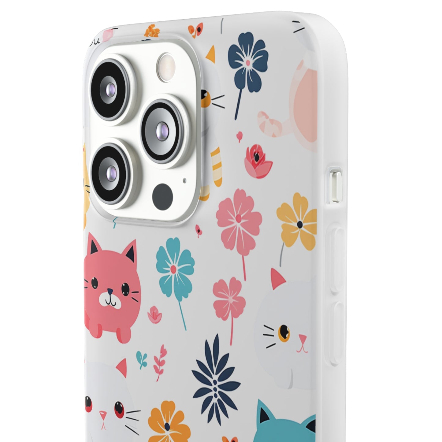 Playful Kittens: Flexi Transparent Phone Case