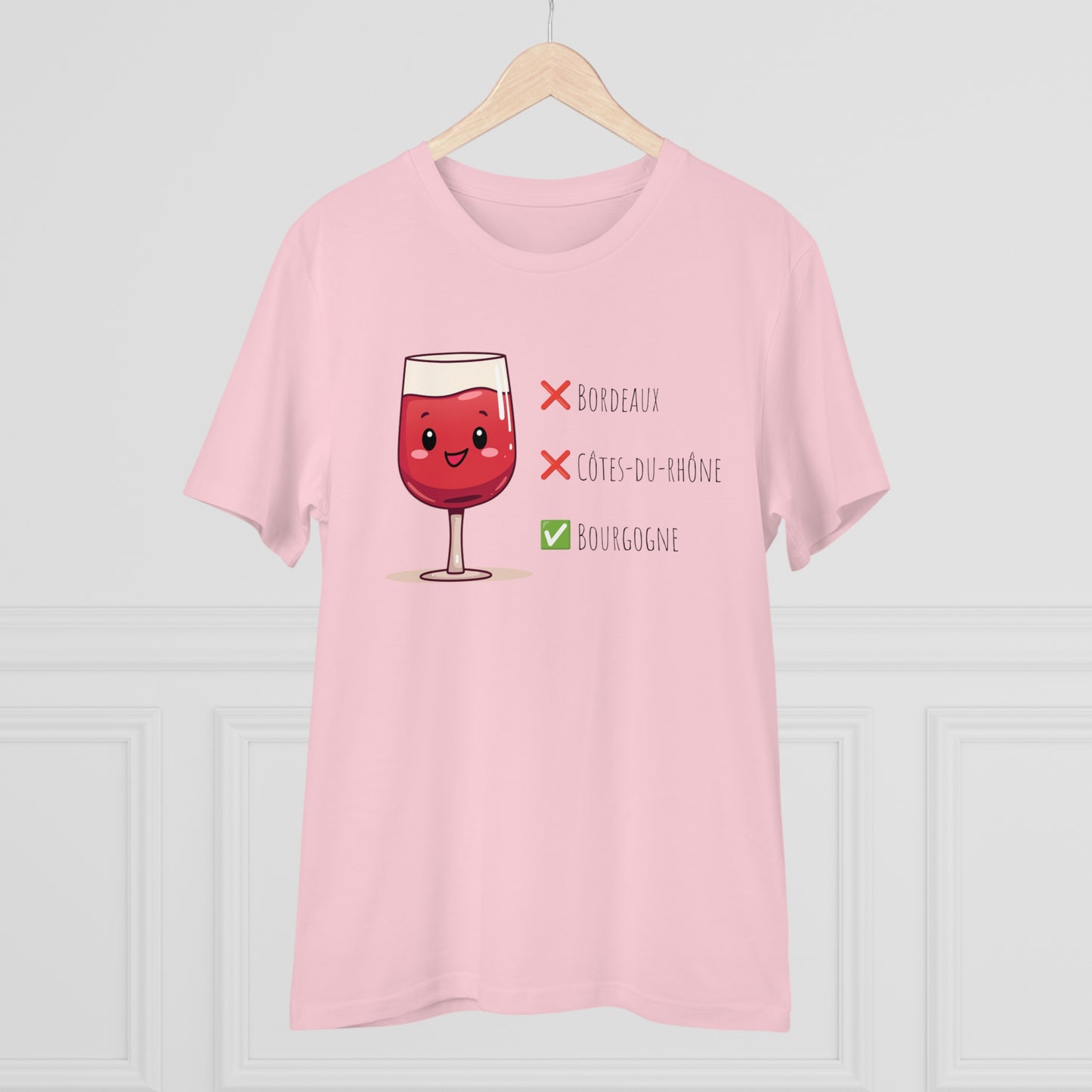 Eco-Friendly 'Bourgogne Wine Wins' T-Shirt - Wine Region Vote, Unisex"