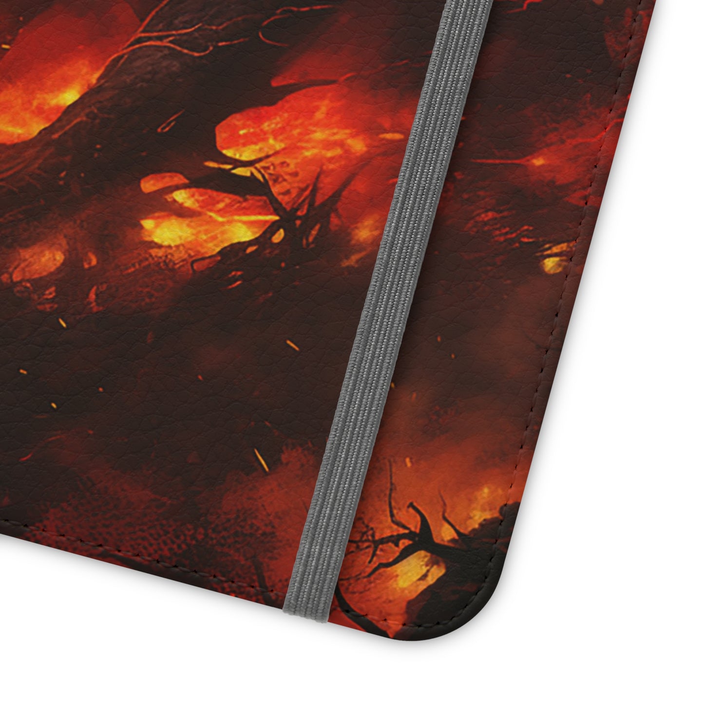 Apocalyptic Red Dragon Flip Phone Case