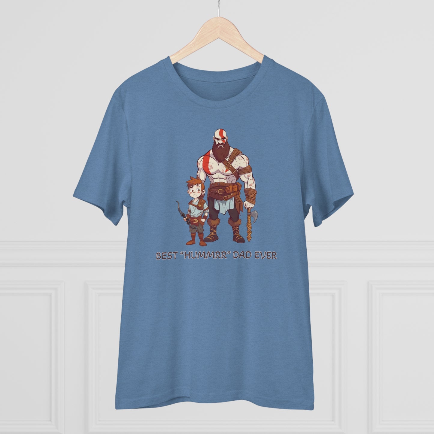 Kratos - God of War T-Shirt - BEST Hummrr Dad Ever - Celebrate Father's Day with Playful Style
