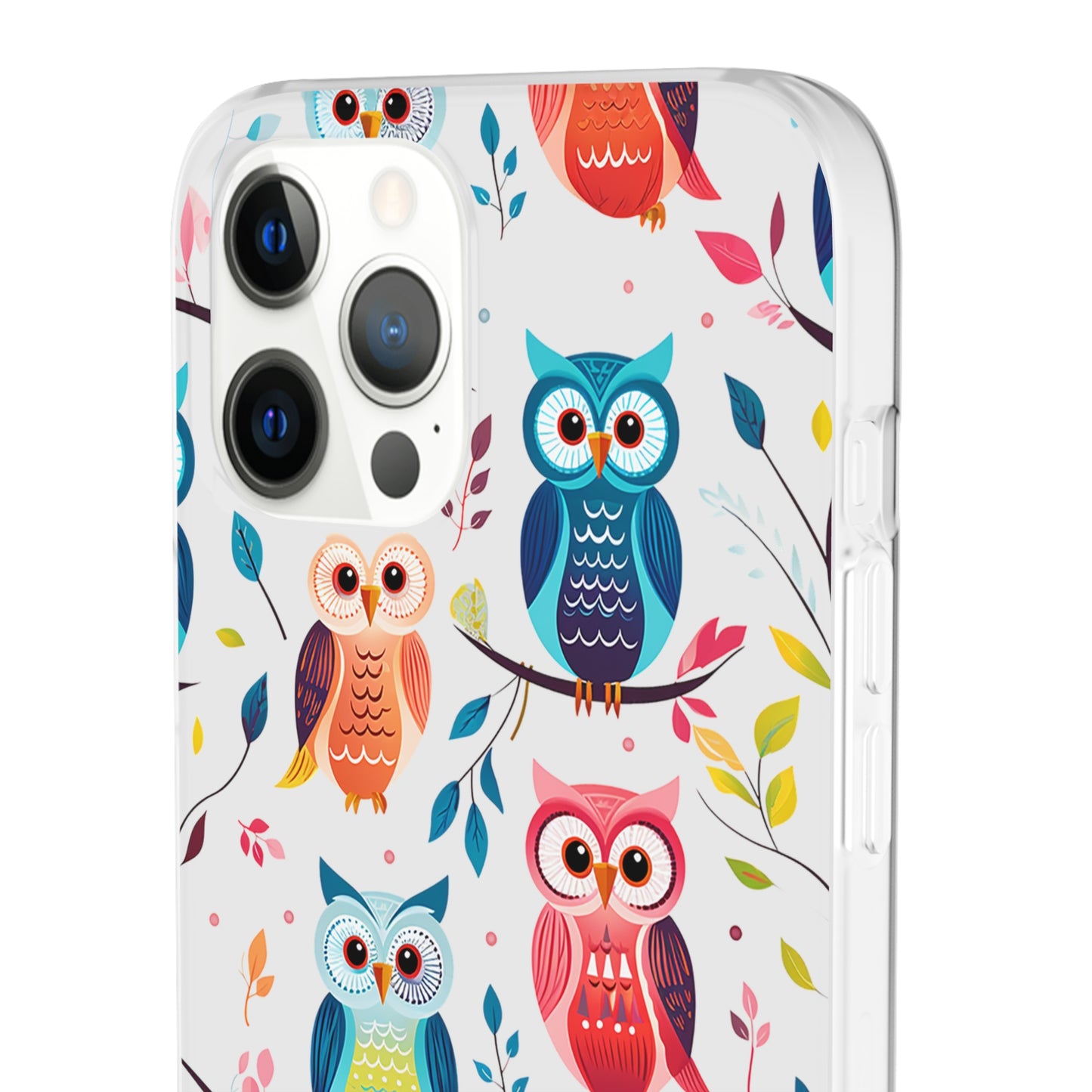 Whimsical Owl Flexi and Transparent Phone Case