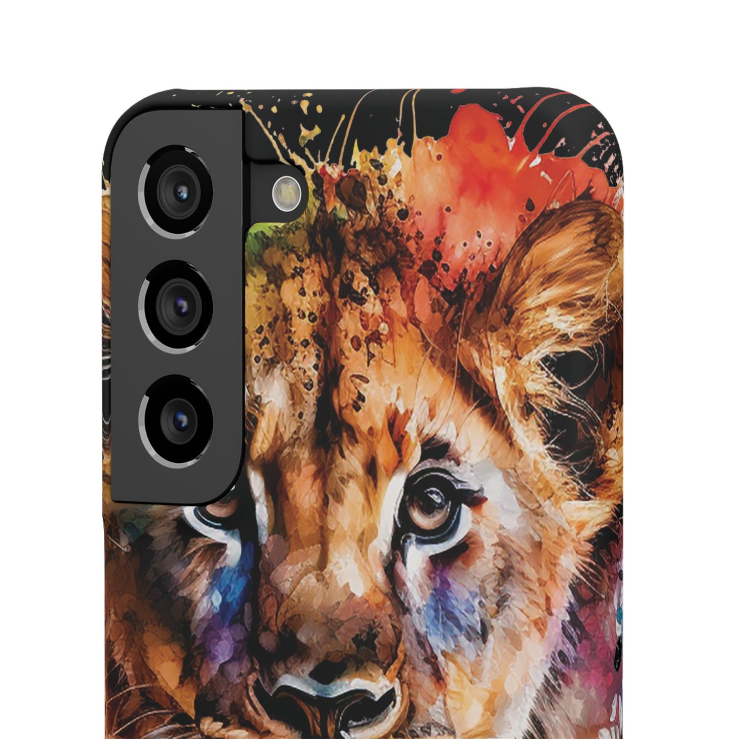 Phone Case Watercolor Lion Cub