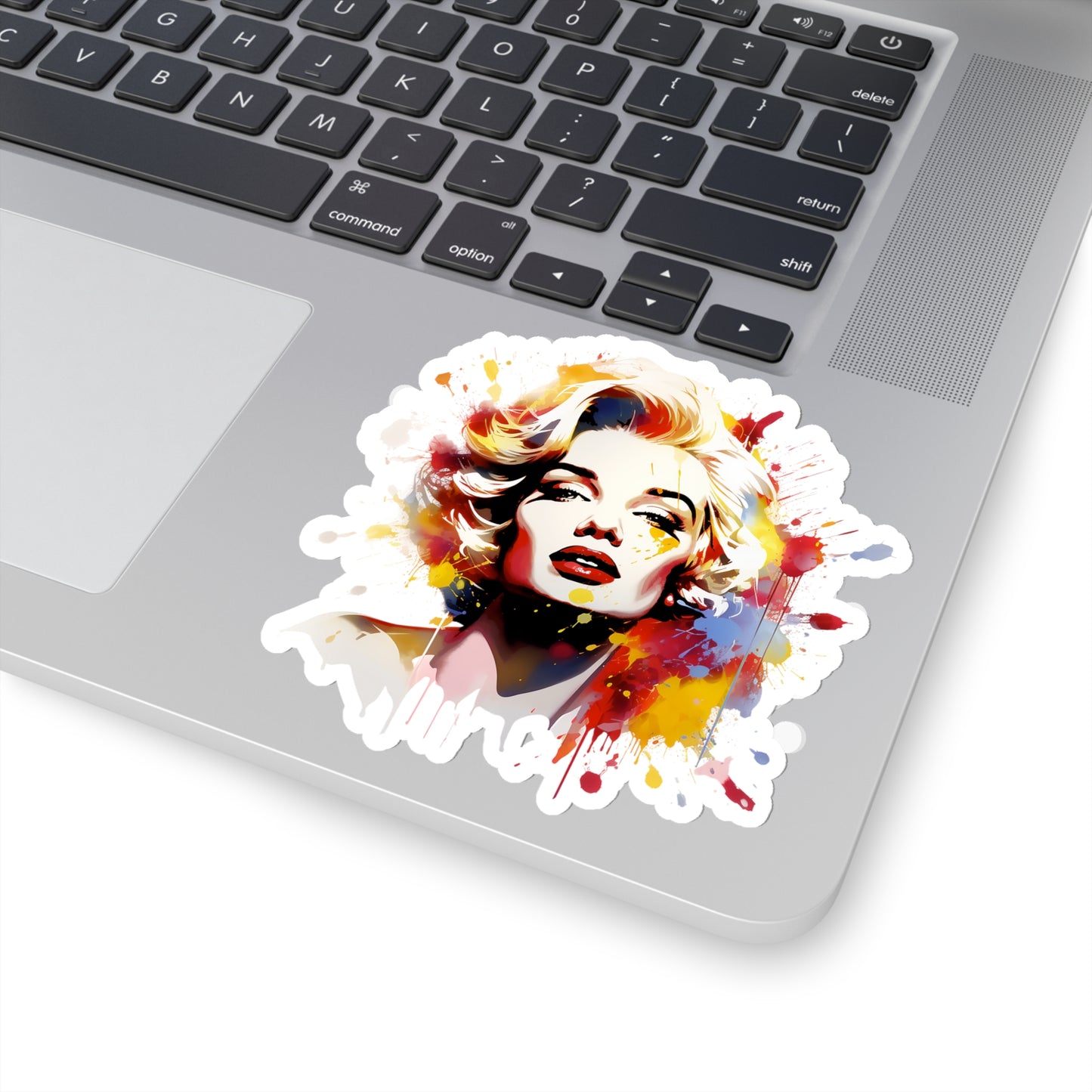 Marilyn Monroe Sticker in Watercolor Style