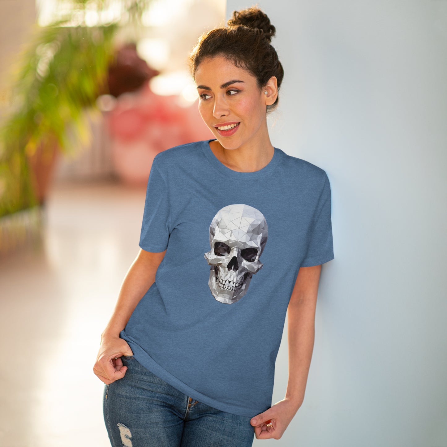 Skull Polygonal T-Shirt - Embrace Edgy Style