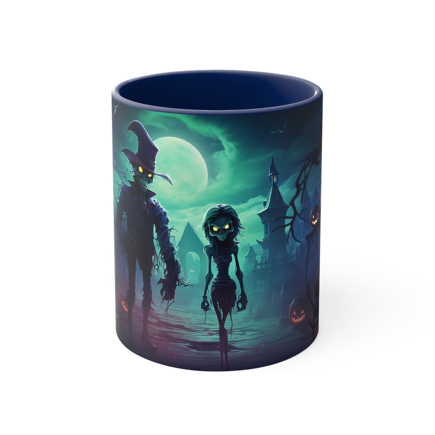 Halloween Special: 11oz Bi-color Zombies Cemetery Mug