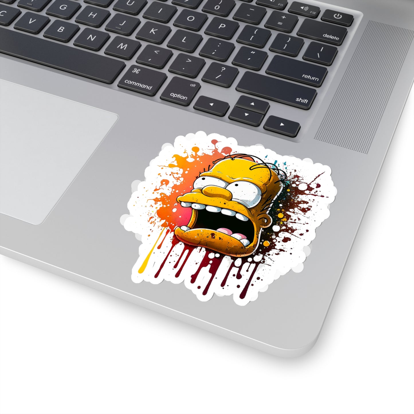 Homer Simpson Sticker - Add Some Fun and Unique Style to Your Tech