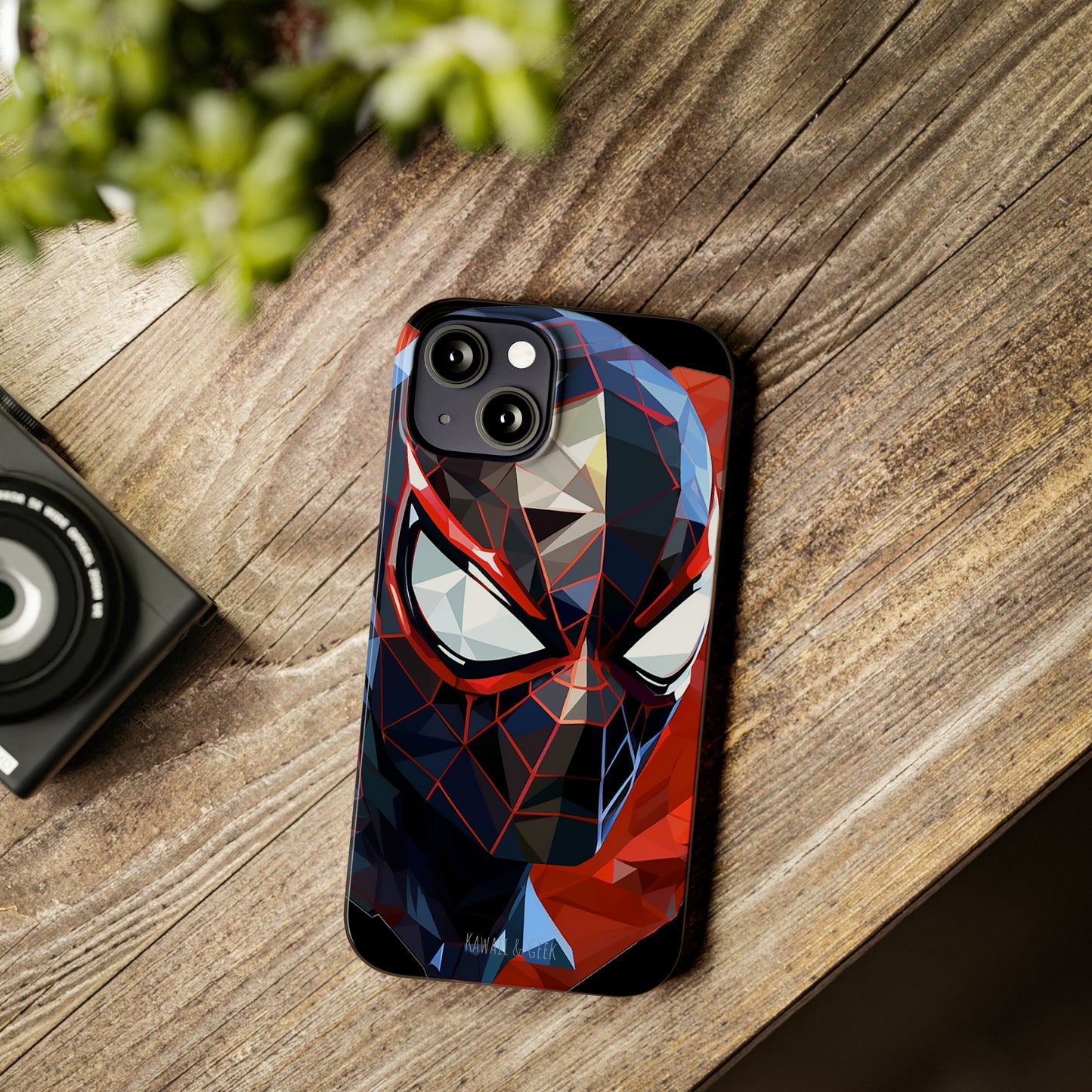 Miles Morales Slim Phone Case iPhone 15 Compatible - Embrace Superhero Style - Spider Man