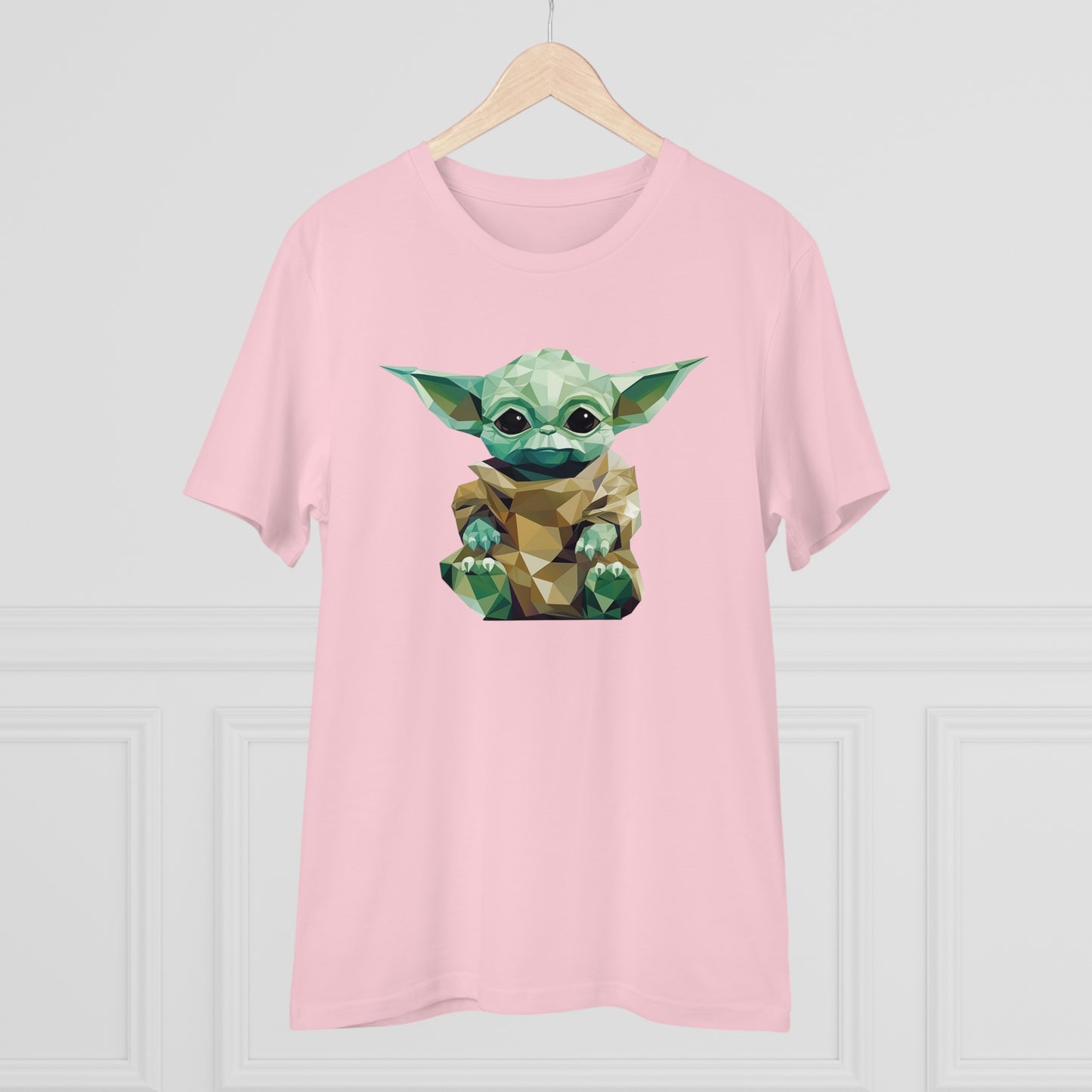 Baby Yoda Grogu Polygonal T-Shirt - Embrace Adorable Force - Star Wars