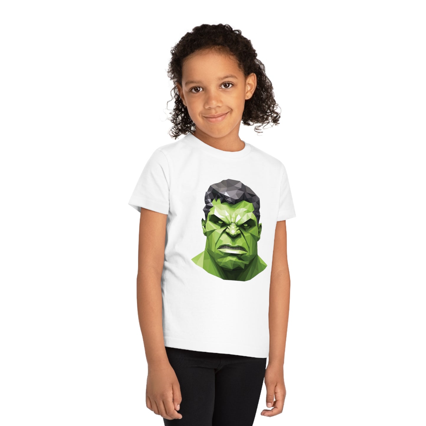 Hulk Polygonal Kids T-Shirt - Embrace Incredible Energy
