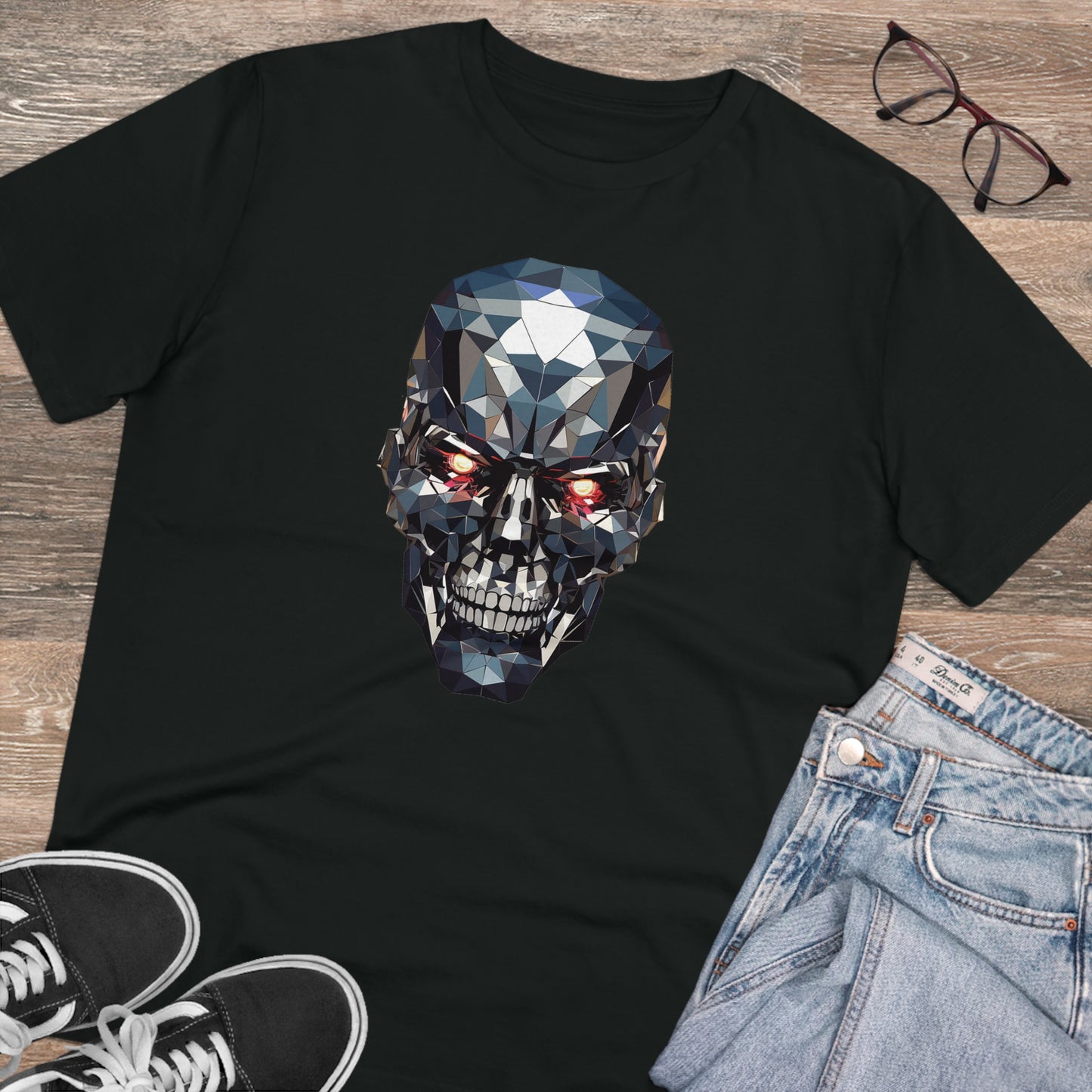 Terminator T-800 Polygonal T-Shirt - Embody Cybernetic Cool