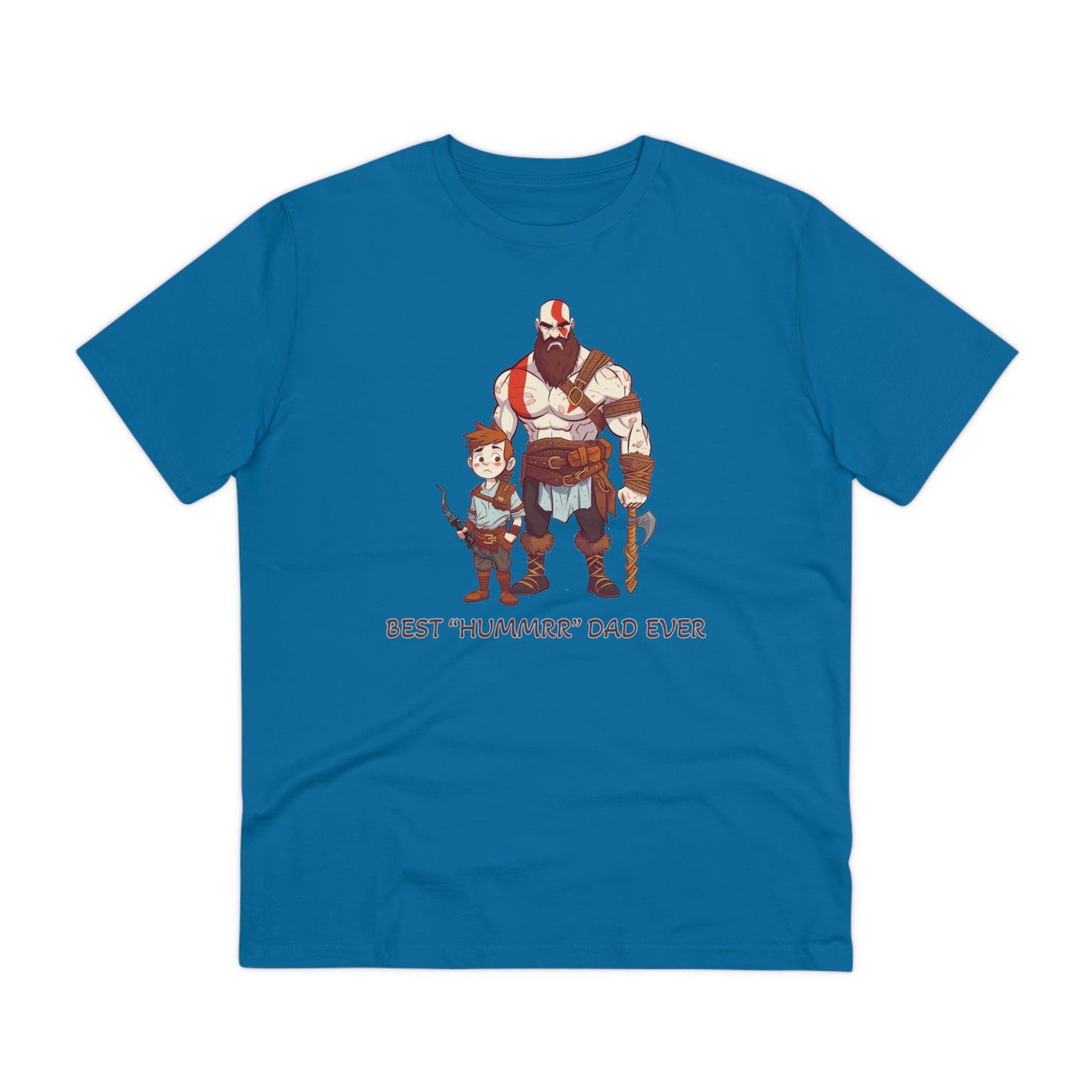 Kratos - God of War T-Shirt - BEST Hummrr Dad Ever - Celebrate Father's Day with Playful Style