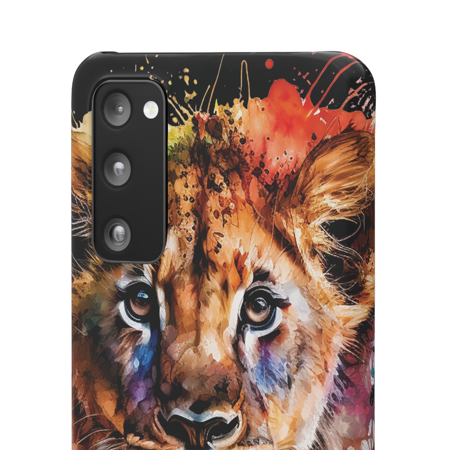 Phone Case Watercolor Lion Cub
