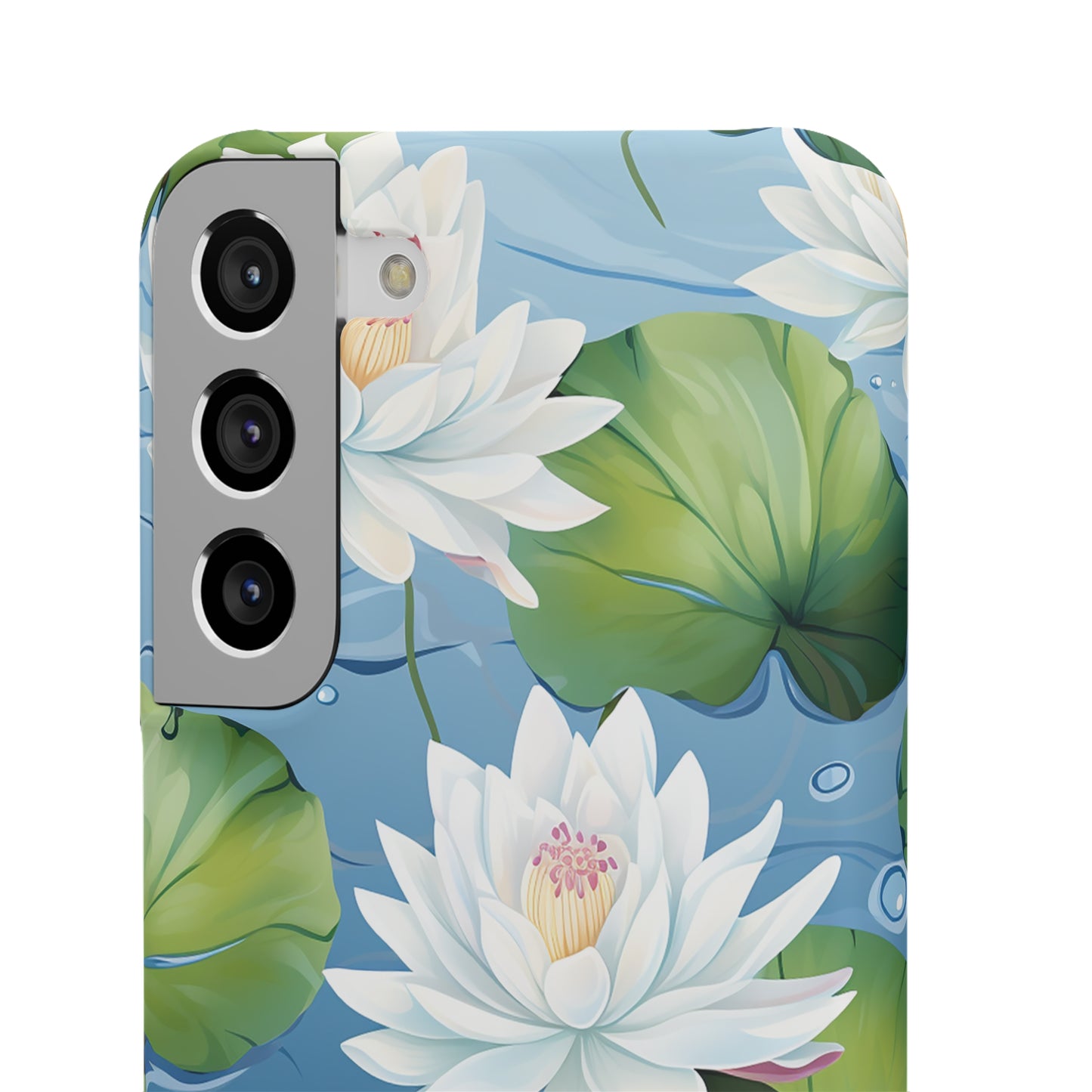Elegant Water Lilies: Premium Phone Case