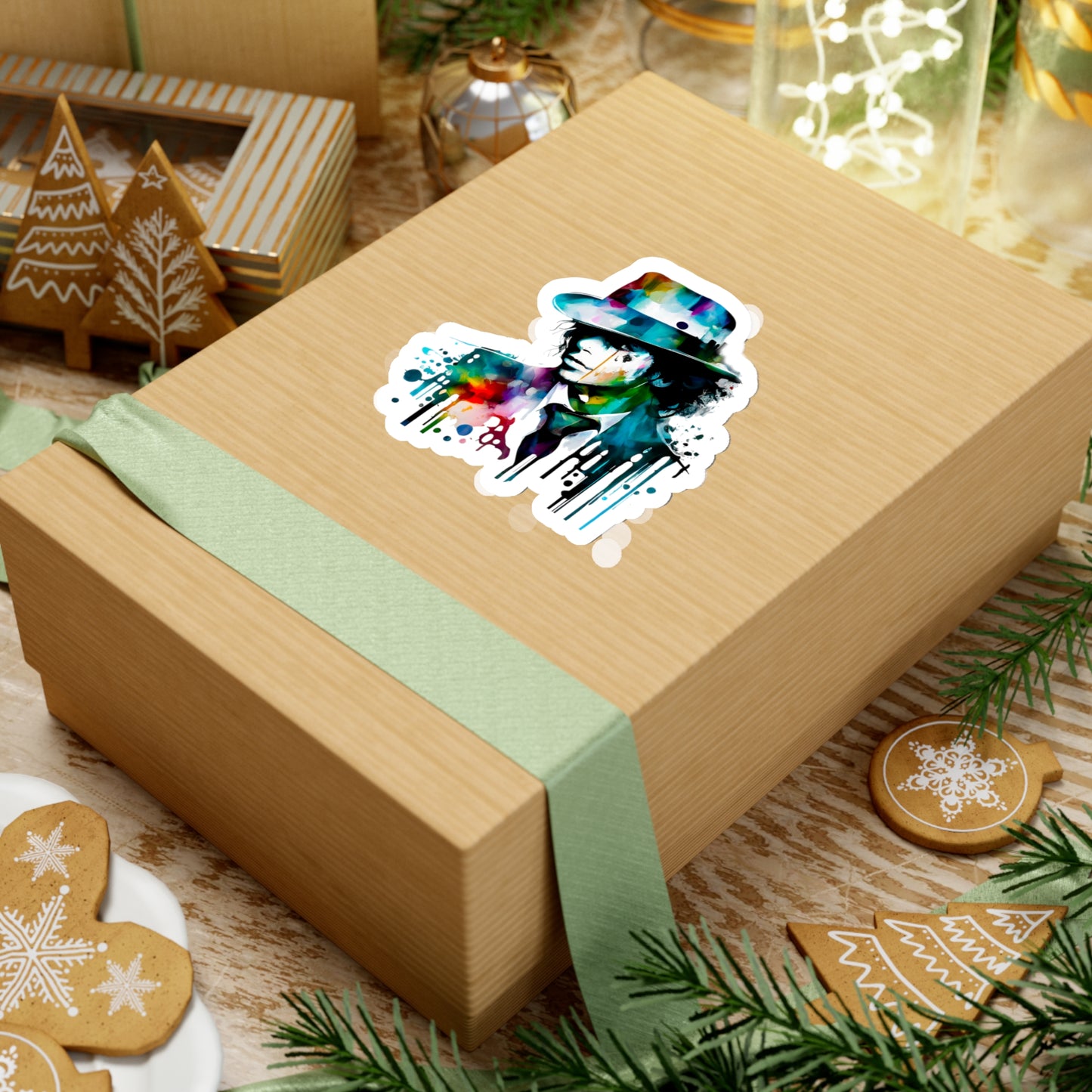 Michael Jackson Transparent Sticker - Add Some Pop and Iconic Style to Your Tech