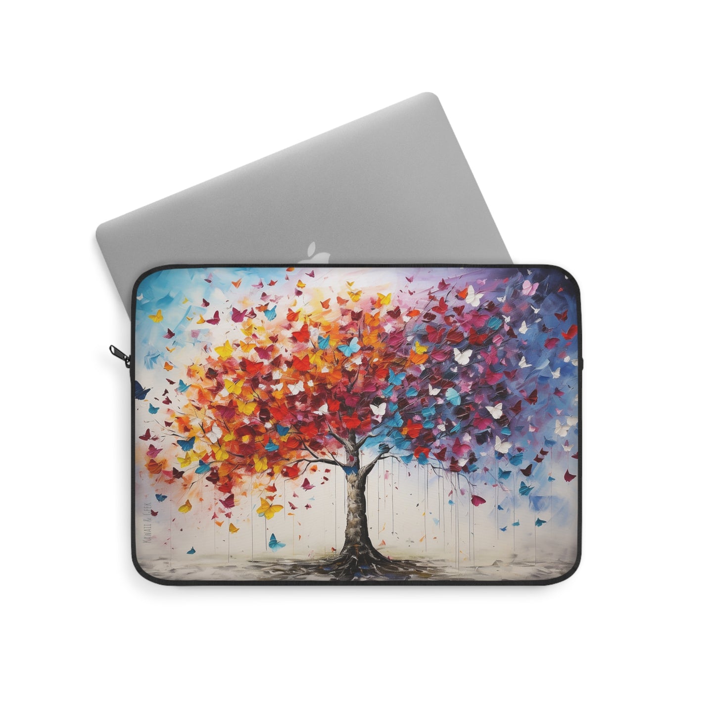 Artistic Butterfly-Leaf Tree Premium Laptop Sleeve (13" & 15")