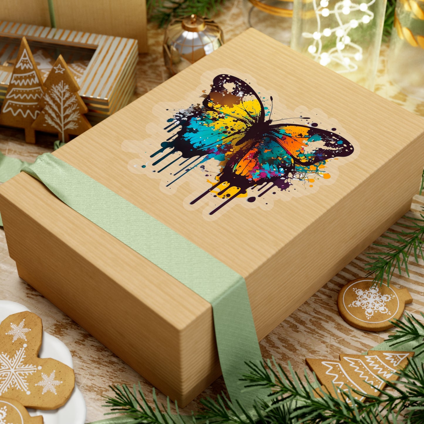 Watercolor Butterfly Sticker - Add Some Beautiful and Unique Style to Your Tech