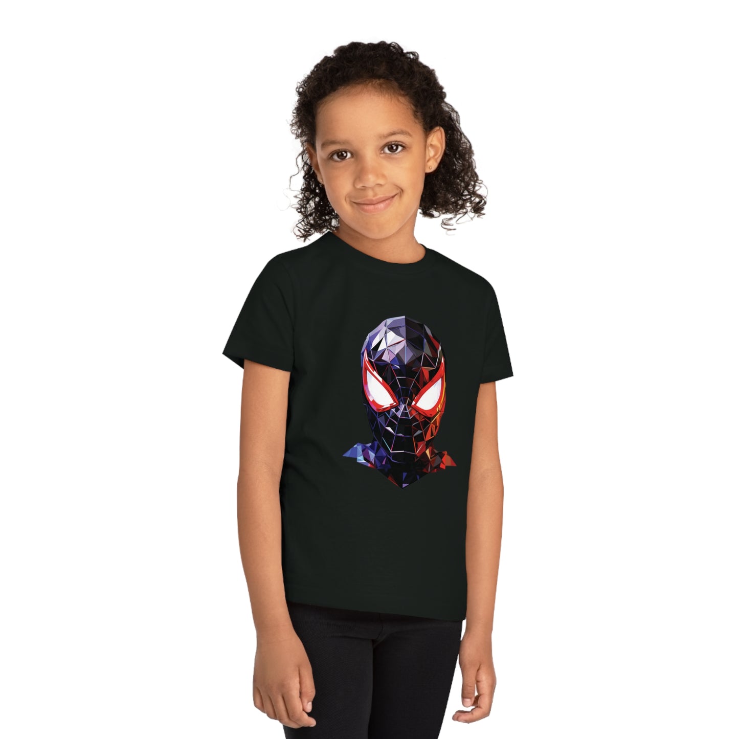 Miles Morales Polygonal Kids T-Shirt - Embrace Spidey Style