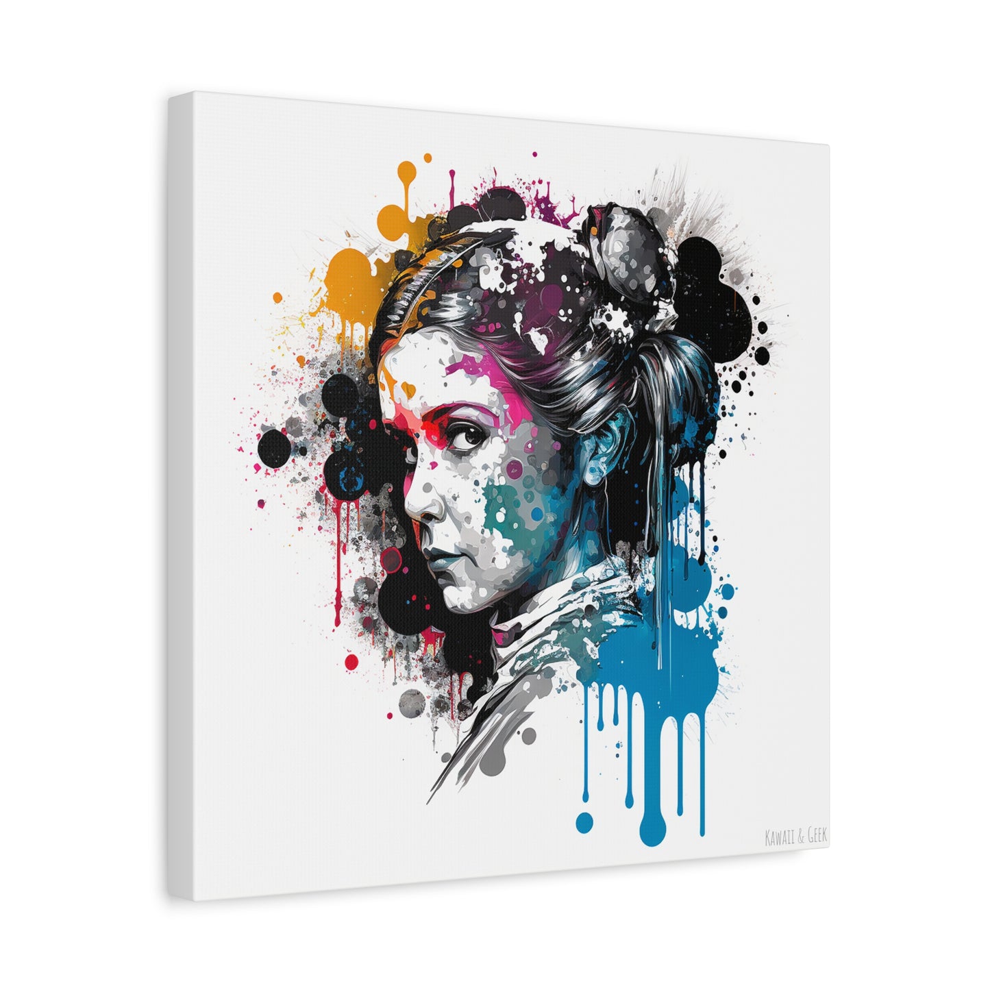 Princess Leia Canva - Add Some Galactic and Artistic Style to Your Walls - Star Wars