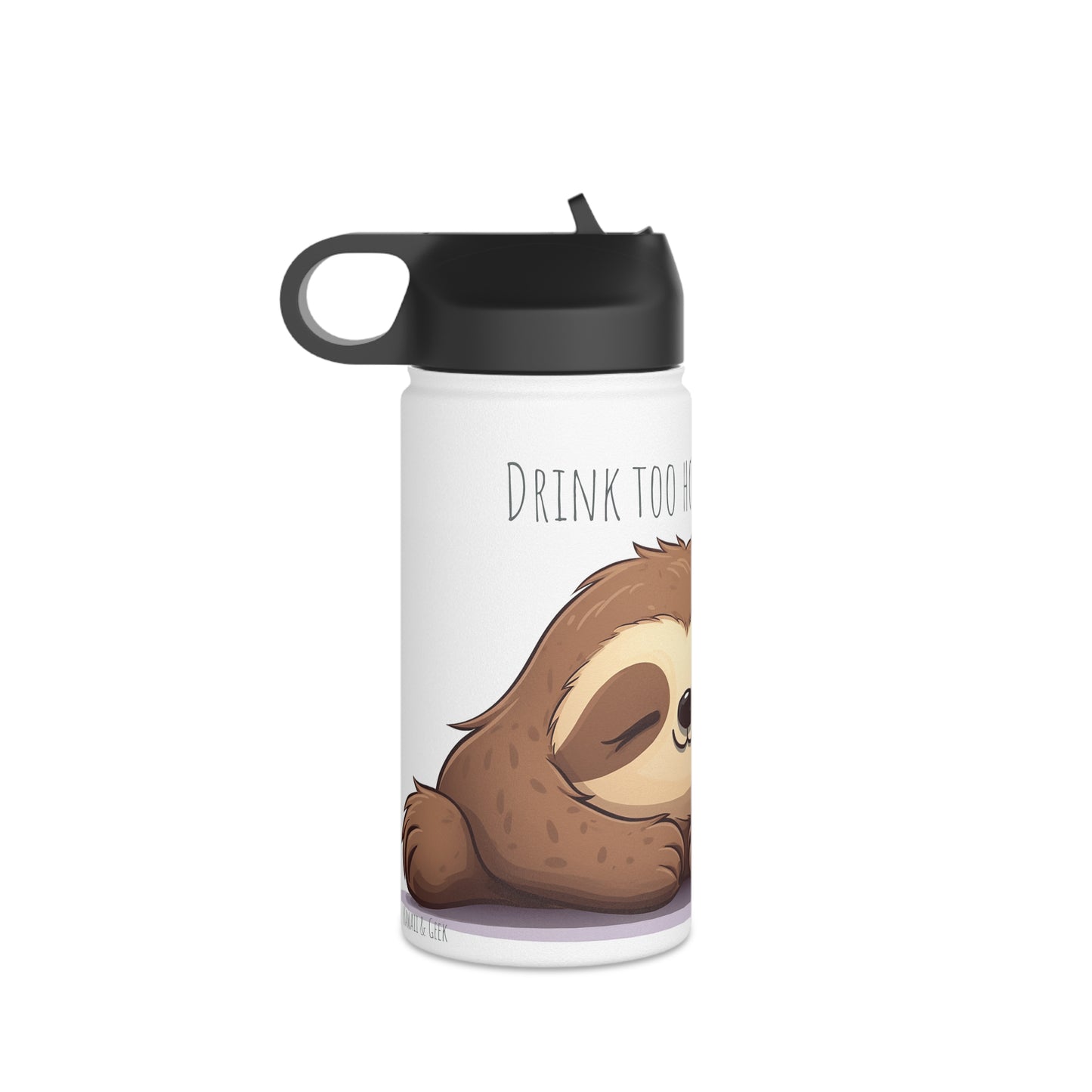 Lazy Sloth Stainless Steel Bottle: Cool & Cozy