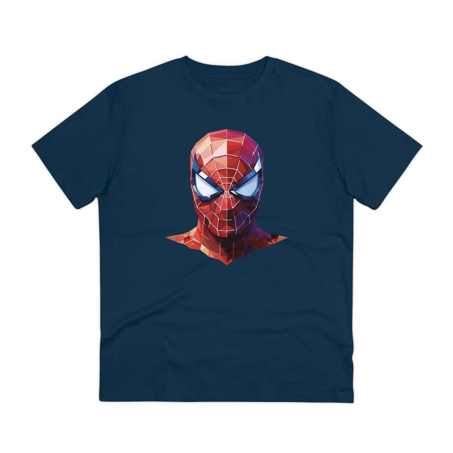 Spider-Man Polygonal Geometric T-Shirt - Swing into Stylish Adventure