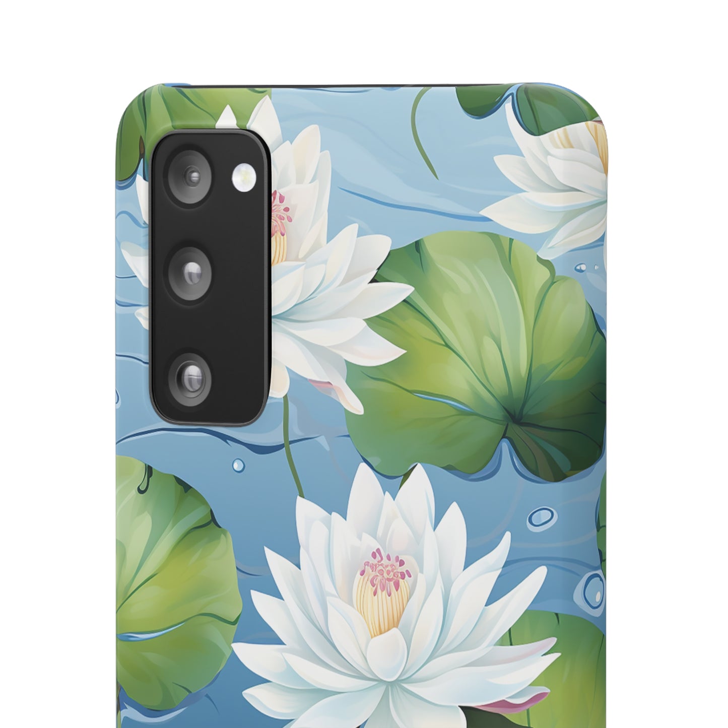 Elegant Water Lilies: Premium Phone Case