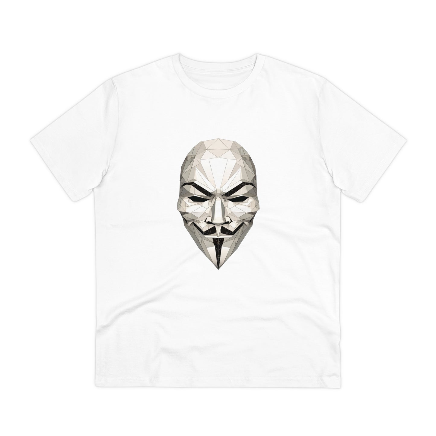 V Mask Polygonal T-Shirt - Embrace Anonymous Resistance