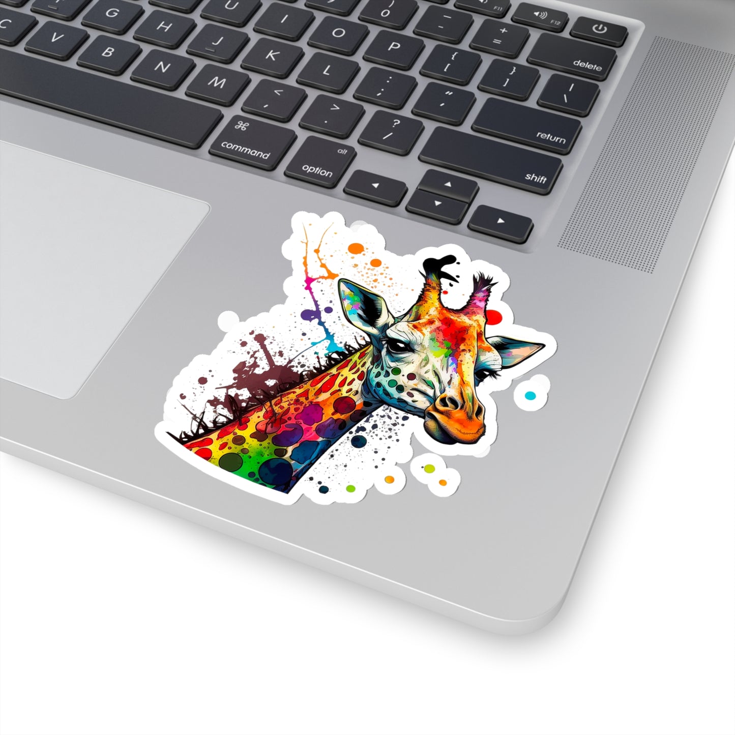 Giraffe Sticker - Add Some Pop-Art and Watercolor Style to Your Tech