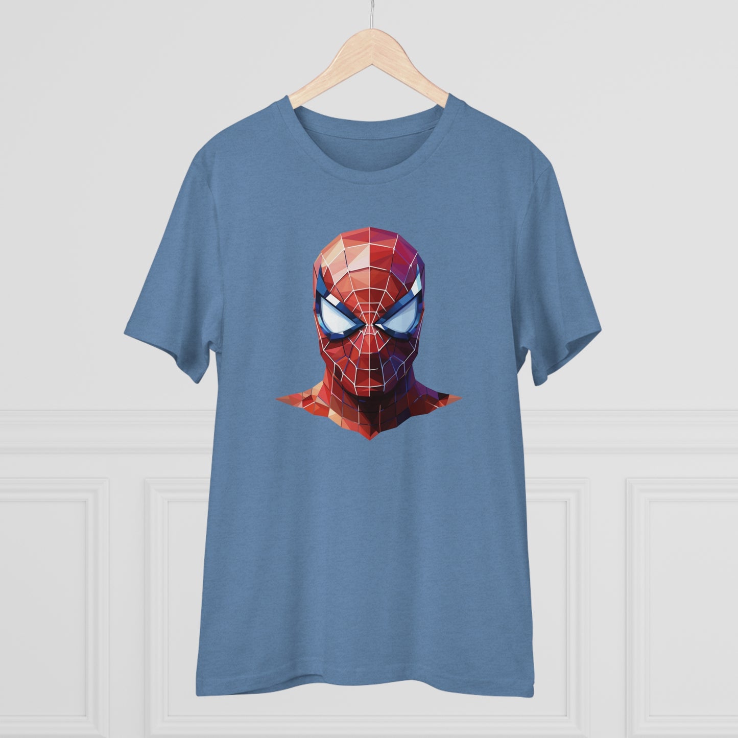 Spider-Man Polygonal Geometric T-Shirt - Swing into Stylish Adventure