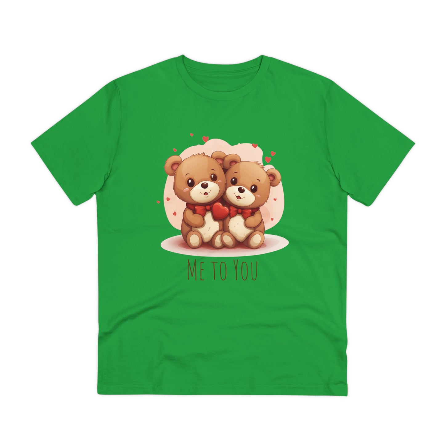 Me to You Teddy Bear Couple Tee - Eco-Friendly Love Shirt - Valentine's Day Special