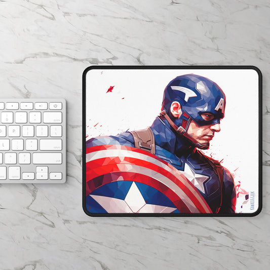 Captain America Gaming Mouse Pad : Defend Justice with style !