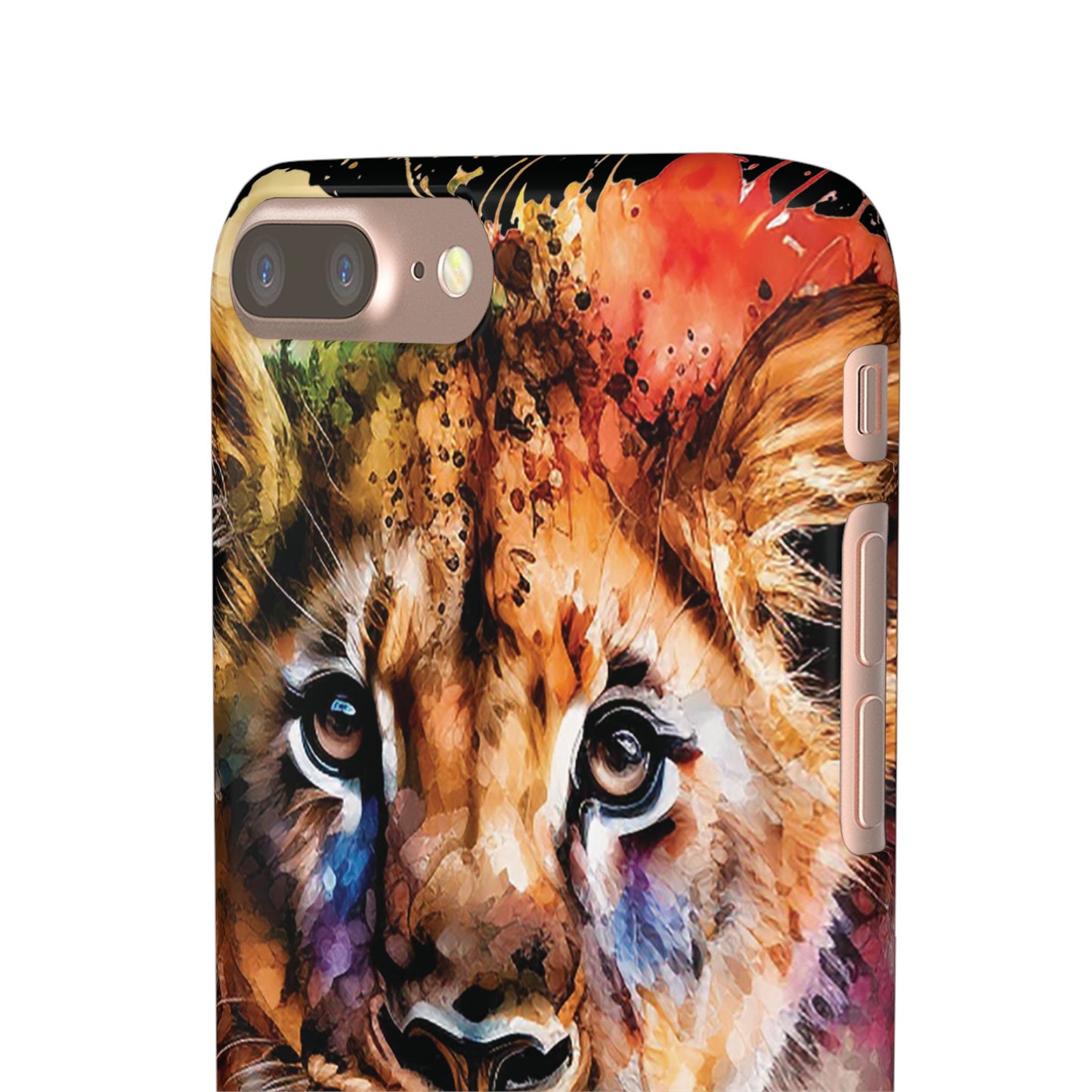 Phone Case Watercolor Lion Cub