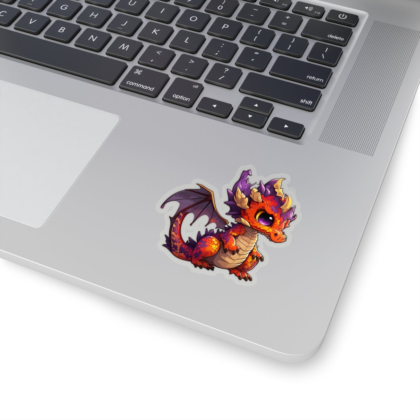 Kawaii Red Dragon Sticker - Add Some Cute and Unique Style to Your Tech